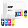 KMP påfyllningsbläck-set för Canon GI-55BK/C/M/Y, 4x70 ml kombipack (svart, cyan, magenta, gul) 1587,0005