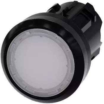 Siemens SIRIUS ACT belyst tryckknappsfront, vit, 22 mm, plast 3SU1001-0AA60-0AA0