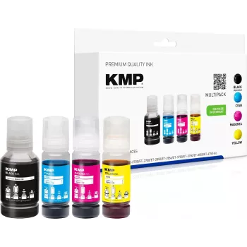KMP 1642,1005 kompatibla skrivarpatroner (4 st), svart/cyan/magenta