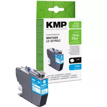 KMP 1538,4003 High Yield cyan bläckpatron kompatibel med Epson T0712