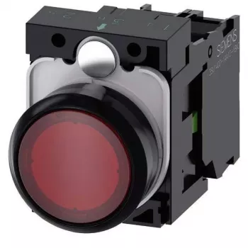 Siemens SIRIUS ACT belyst tryckknapp komplett enhet plast röd 3SU1102-0AB20-1BA0