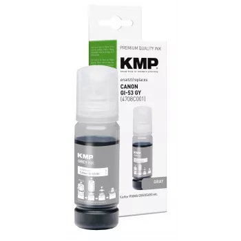 KMP grå bläckflaska kompatibel med Canon GI-53GY (1583,0041)