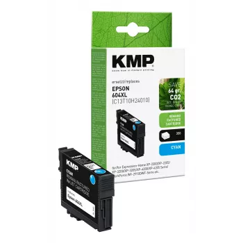 KMP cyan kompatibel bläckpatron för Epson T10H2 (1662,4003)