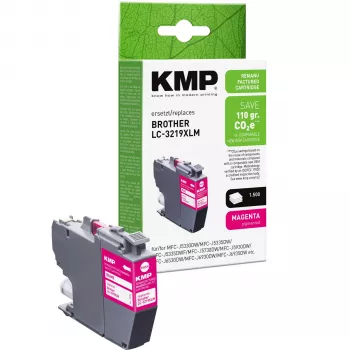 KMP PRINTTECHNIK 1538,4006 kompatibel magenta bläckpatron med hög räckvidd för Canon PIXMA