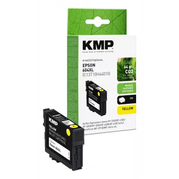 KMP gul bläckpatron kompatibel med Epson T10H4 (1662,4009)