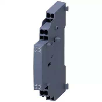 Siemens hjälpkontakt 2 NO, sidomontering för 3RV2 effektbrytare S00/S0 - 3RV29012B