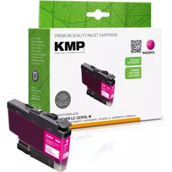 KMP magenta skrivarpatron kompatibel med Brother LC-3239XLM (1543,4006)