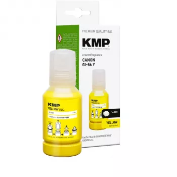 KMP 1584,0009 kompatibel gul bläckpatron för Canon PIXMA