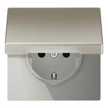 JUNG ES1521KL SCHUKO-uttag med lock