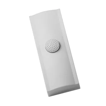 Grothe KKO 2001 WS/WS ringklockeknapp Golf vit 64032