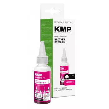 KMP påfyllningsbläck för Brother BTD180M, magenta, 50 ml 1555,0006