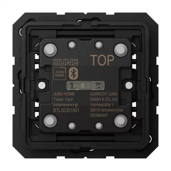 JUNG BTLSCD1001 JUNG HOME batteridriven 1-fack tryckknapp, alpinvit