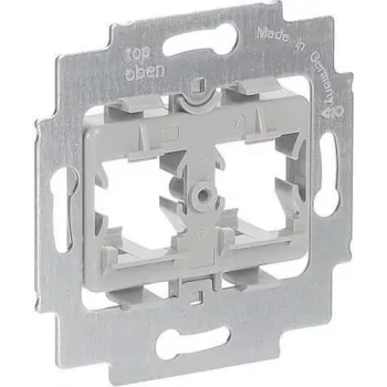 Busch-Jaeger 1820 monteringsram för 2 modular jack, grå (2CKA001753A8057)