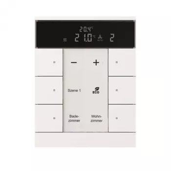 BUSCH-JAEGER Room Temperature Controller SBR/U6.0.11-84, 6-fold Operation, KNX 2CKA006330A0003