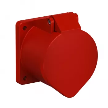 OBO Bettermann 6109876 CEE-påbyggnadsuttag 3P+N+PE, 400 V, 32 A, 60-mm-fästspår