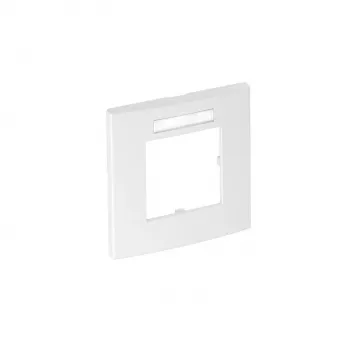 OBO Bettermann AR45-BSF1 RW 1-fack täckram 84x84 mm ren vit 6119338