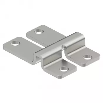 OBO BETTERMANN WB vägg- och golvfäste för trådkabelrännor, nit-/skruvmontage, 47x32x9 mm, elektrogalvaniserat stål (6017164)
