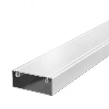 OBO PLM D 0410 RW installationskanal, metall, med brandskyddsväv, 40x100x2000 mm, ren vit 7218006