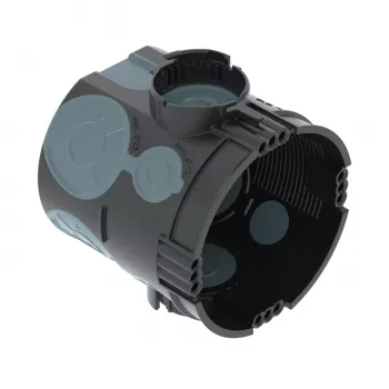 OBO Bettermann 2003708 vindtät apparatanslutningsdosa, 60 mm diameter, 66 mm djup, ljusgrå, 25-pack