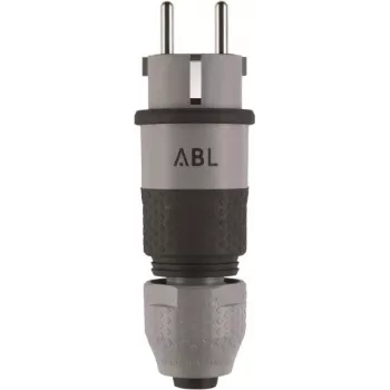 ABL 100000070 Professional 1530 SCHUKO- och fransk/belgisk kontakt, Elamid 2K, IP54, grå/svart