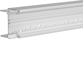 HAGER BRH6510019016 bröstningskanal underdel, halogenfri, ren vit, 65x100 mm, 2000 mm