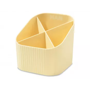 HAN X-LOOP pennställ pastellgul plast 4 fack 111 x 111 x 105 mm 17238-815D