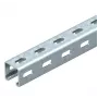 OBO Bettermann MS4141PP03 C-profilskena med sidohål, 41x41 mm, 3000 mm, varmförzinkat stål 1122500