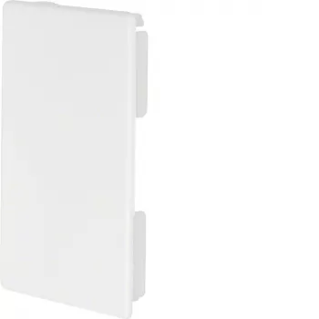 HAGER FB8013069016 ändlock trafikvit för 130x80 mm kabelkanal
