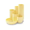HAN CAMPUS skrivbordsorganizer, 6 fack, polystyren, pastellgul 17480-815