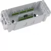 Hager fördelningsdosa GKVD26WK01 för bröstningskanalsystem 2x 5G2,5 + 6x 3G1