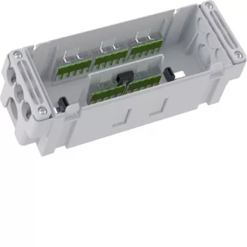 Hager fördelningsdosa GKVD26WK01 för bröstningskanalsystem 2x 5G2,5 + 6x 3G1