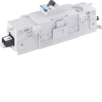 Hager GKEV03SET12 mini-fördelningsskåp för OT80 bröstningskanal, 1-radigt, 12 moduler, med 1x ADA516D RCBO 16A 30mA typ A