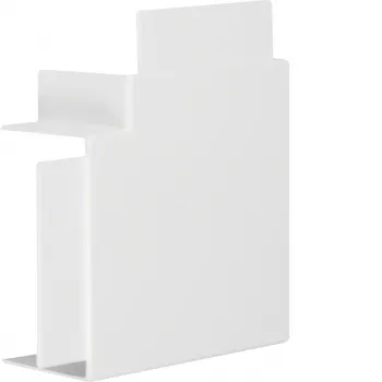 HAGER fladvinkel halogenfri PVC 60x110 mm trafikvit RAL 9016 för LF/FB bröstningskanal LF6011059016