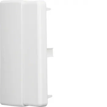 Hager LFE justerbar ändkåpa ASA väderbeständig UV-stabil för 60x110 mm kabelkanal, trafikvit LFE6011069016