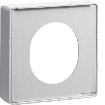 HAGER G33759016 täckplatta för CEE-uttag, DA200-system, renvit