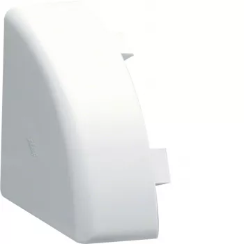 Hager ändkåpa täckning EK4004069016 ABS för 40x40mm kabelkanal trafikvit