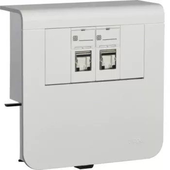 HAGER Apparatbärare SL200809079016 trafikvit (SL200809079016)