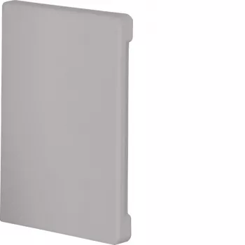 Hager BR6510067035 ändlock för 100x68 mm kabelkanal, ljusgrå