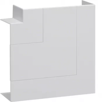 Hager BR651705H9016 Flatvinkel 170x68 mm trafikvit RAL 9016