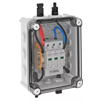 OBO PVG-C1000S100 PV-systemlösning i hölje, 1x1 PV-sträng 5088554