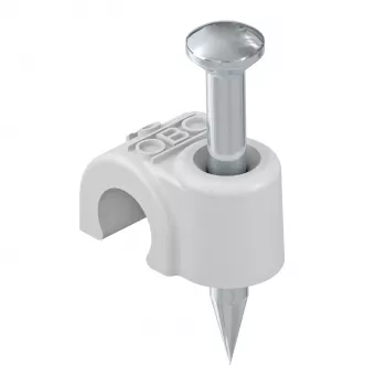 OBO Bettermann isolerad spikklämma 10mm ljusgrå 100 st (2227800)