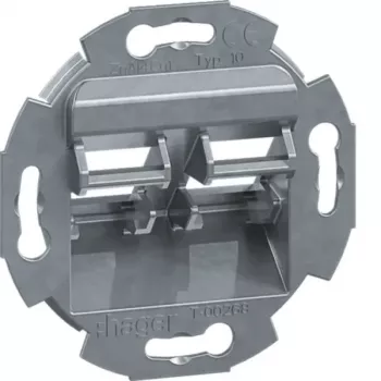 HAGER GMDM102 monteringsram 2-modul för GZDM2 RJ45-moduler