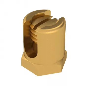 OBO BETTERMANN jordningsskruv M6 25 mm mässing med fästgänga EKL 25 (6404006)