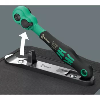 Wera 8100 SA 13 Zyklop Speed spärrhuvud 1/4 inch fäste, 152 mm, kromvanadin 05004022001