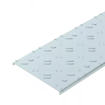 OBO Bettermann DBKR 200 FS riffelplåtslock för beträdbara kabelrännor, 200x3000 mm, bandförzinkad (6049121)