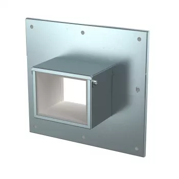 OBO BETTERMANN PLM WC 0810 FS vägganslutningskrage, 3- och 4-sidig, förzinkat stål, 80x100 mm 7218126