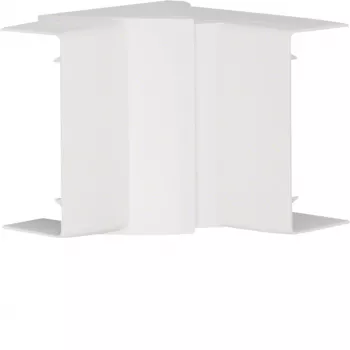 HAGER justerbart innerhörn LFF4009049016 vit PVC för LF/LFF 40x90 mm kabelkanal