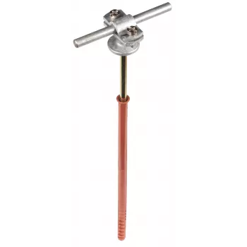 DEHN 273742 ledarhållare för rundvajer 7-10 mm, varmförzinkat stål