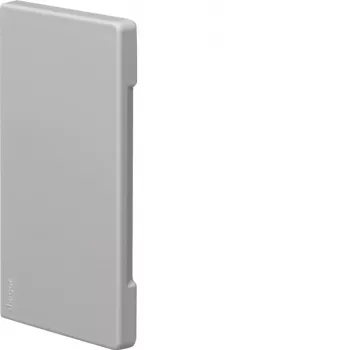 Hager BR 65x130 mm halogenfri snittövertäckande ändlock, ljusgrå BR6513067035