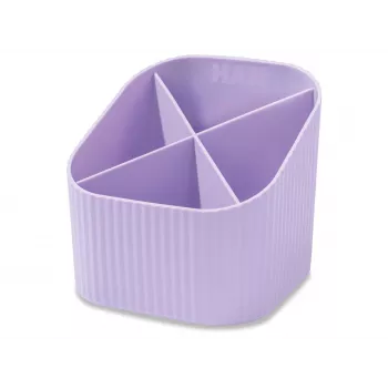 HAN X-LOOP pennhållare pastellviolett plast 4 fack 11,1 x 11,1 x 10,5 cm (17238-887D)